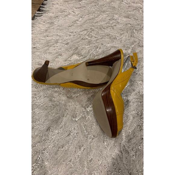 MARC FISHER Vendra Leather Heels 8.5 - Picture 7 of 8